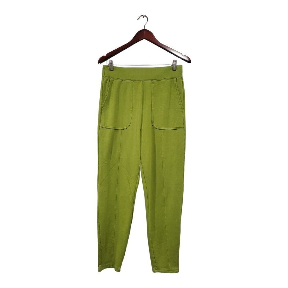 Fabletics Women's Gemma Jogger Pants Basil Green Athleisure Pockets Sz M